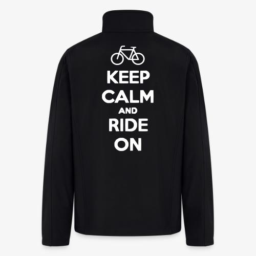 keep_calm_and_ride_on - Men’s Soft Shell Jacket