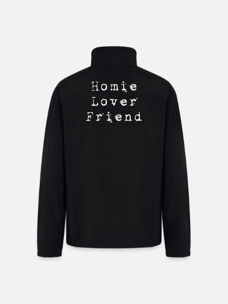 Home Lover Friend - Men’s Soft Shell Jacket - black