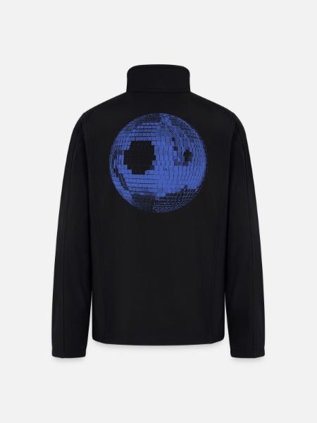 Retro Disco Ball - Men’s Soft Shell Jacket - black
