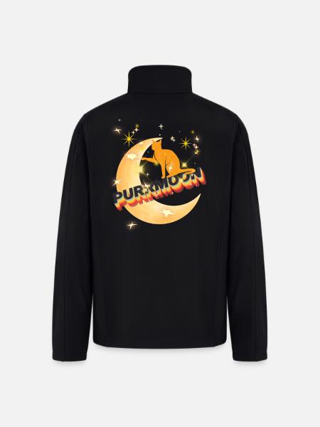 PURRMOON - Men’s Soft Shell Jacket - black