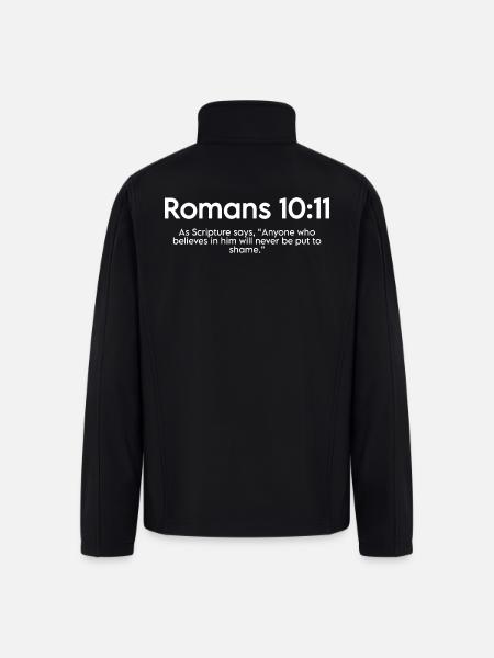 Bible verse  - Men’s Soft Shell Jacket - black