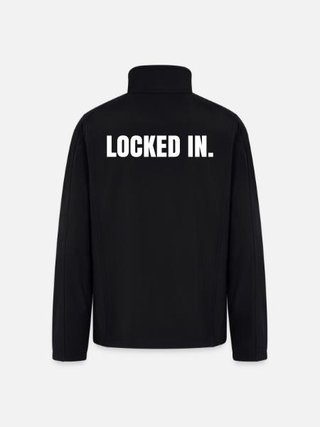 Locked in  - Men’s Soft Shell Jacket - black