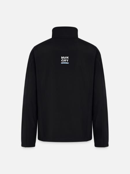 man_city - The Sky Blues - Men’s Soft Shell Jacket - black