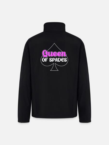 Spades Card Game Player - Men’s Soft Shell Jacket - black