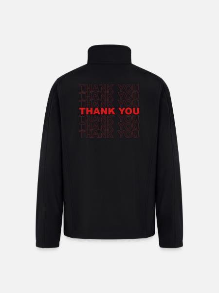 Thank you - Men’s Soft Shell Jacket - black