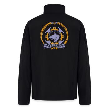 SPACE_WOLVES_FENRIS - Men’s Soft Shell Jacket - black - Back