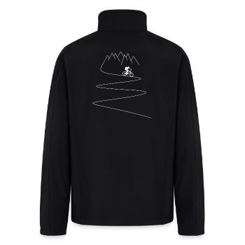 MTB mountain bike biking biker cycling - Men’s Soft Shell Jacket - black - Back
