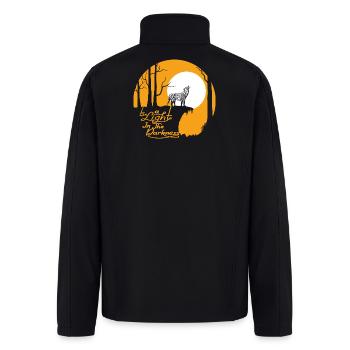 YT_DR_WOLF - Men’s Soft Shell Jacket - black - Back