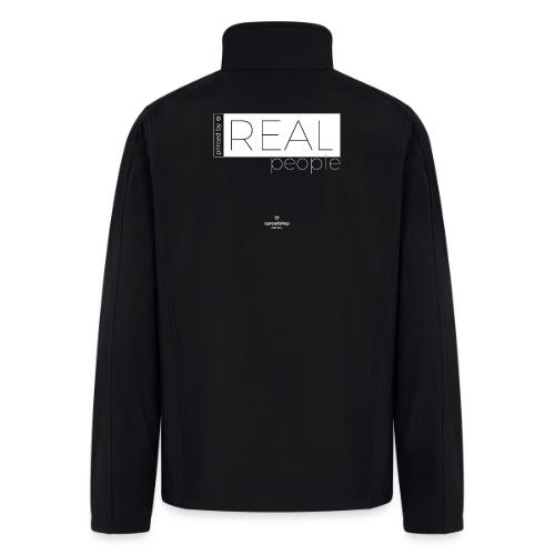 Real in white - Men’s Soft Shell Jacket