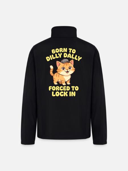Kitty Lock-In - Men’s Soft Shell Jacket - black