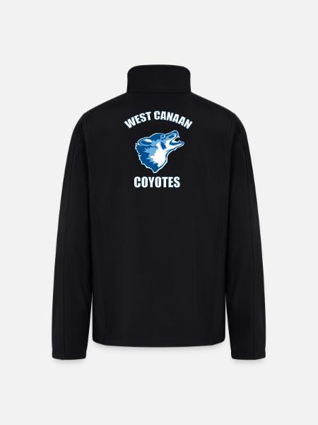 West Canaan Coyotes - Men’s Soft Shell Jacket - black