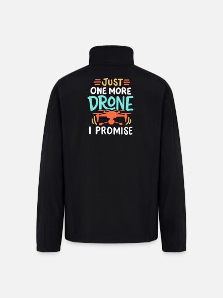Drone Pilot Drone Racer - Men’s Soft Shell Jacket - black