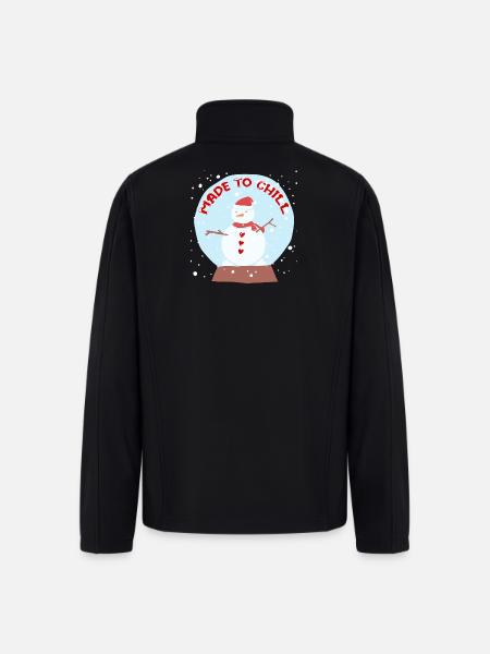 Snowman - Men’s Soft Shell Jacket - black