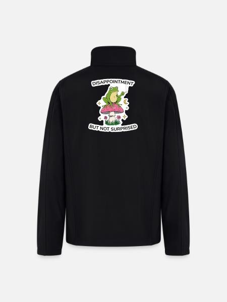 Disappointment But Not Surprised - Men’s Soft Shell Jacket - black
