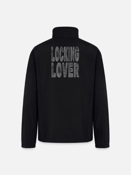 Locking Lover - Men’s Soft Shell Jacket - black