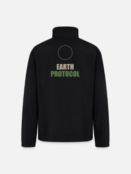 Earth Protocol Eco-Tech Label - Men’s Soft Shell Jacket - black