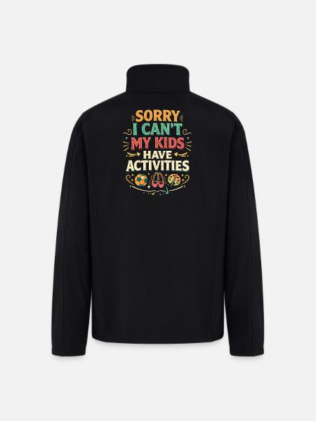 Mom Funny T-shirt Gift - Men’s Soft Shell Jacket - black