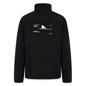 Silent Arctic Ground Squirrel - Men’s Soft Shell Jacket - black - Back