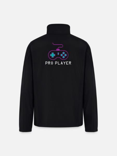 Pro Player Gamer - Men’s Soft Shell Jacket - black