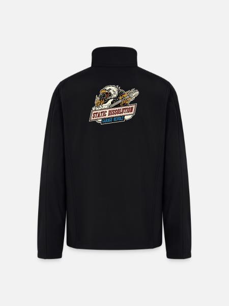 Eagle Rock Fury Guitar - Men’s Soft Shell Jacket - black