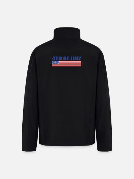 4Th Of July - Men’s Soft Shell Jacket - black