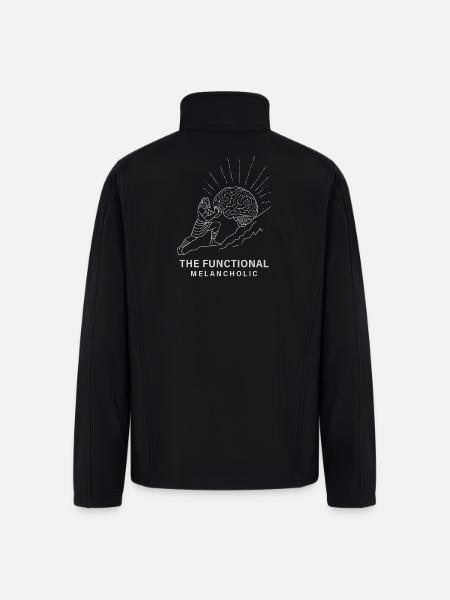 The Functional Melancholic - Men’s Soft Shell Jacket - black