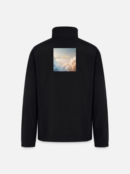 mindfulness and serenity - Men’s Soft Shell Jacket - black