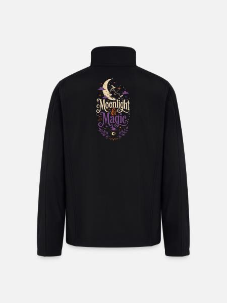 Moonlight & Magic Tshirt - Men’s Soft Shell Jacket - black