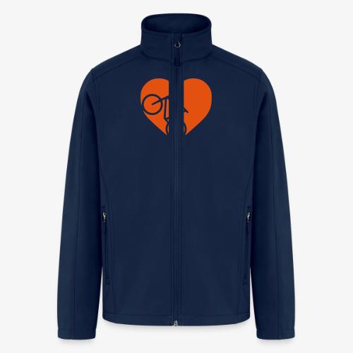 heart_bicycle_cutout - Men’s Soft Shell Jacket