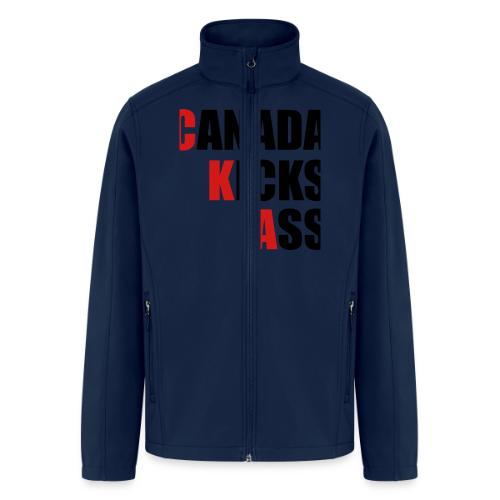 Canada Kicks Ass Vertical - Men’s Soft Shell Jacket