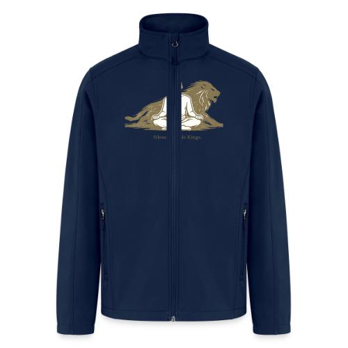 Silence Builds Kings Meditation Lion - Men’s Soft Shell Jacket