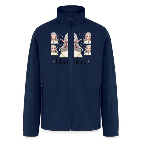 Elven Grace Fantasy Elf Maiden Graphic Magic - Men’s Soft Shell Jacket