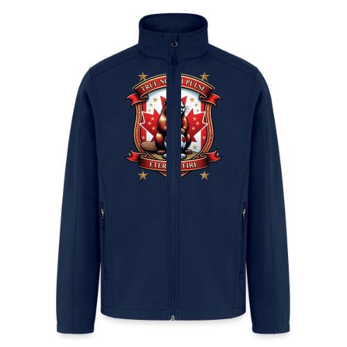 Canada Beaver Crest T-Shirt, Pride Badge Gift - Men’s Soft Shell Jacket