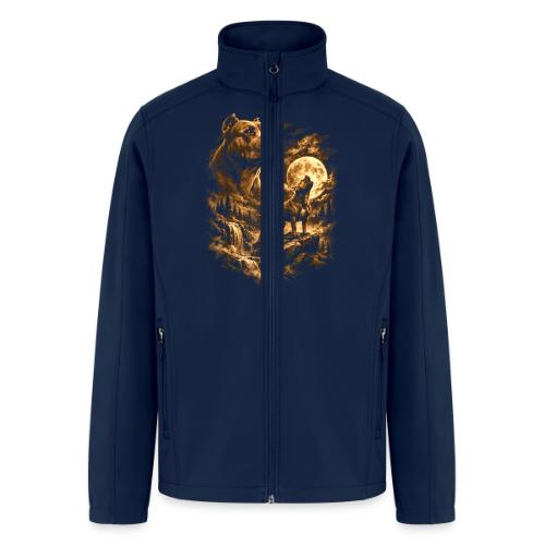 Pit Bull Howling Moon Fantasy Forest Tee - Men’s Soft Shell Jacket