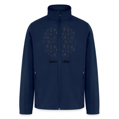 Santa's Festive Wheel T-Shirt - Men’s Soft Shell Jacket