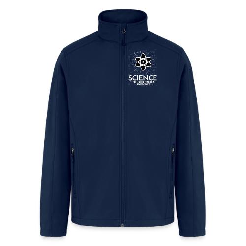 Science The Evolutionary Advocate White Design - Men’s Soft Shell Jacket