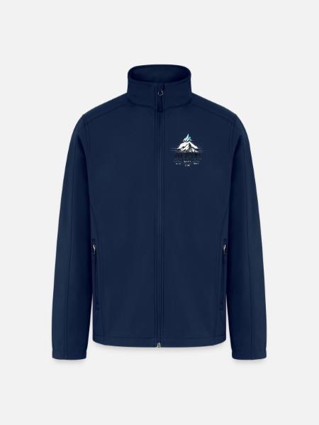 Alpyn Glacier Crest - Men’s Soft Shell Jacket - navy
