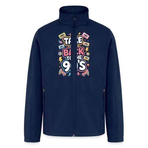 Retro 90s Take Me Back Graphic Art - Men’s Soft Shell Jacket