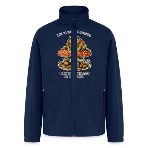 Frog Consumed by Moss Cottagecore Aesthetic - Men’s Soft Shell Jacket