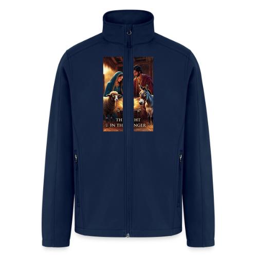 Nativity Manger T-Shirt - Men’s Soft Shell Jacket