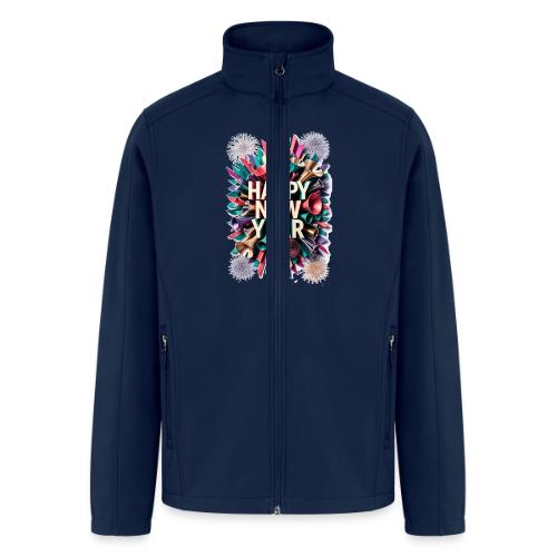 New Year's Party Horn T-Shirt - Men’s Soft Shell Jacket