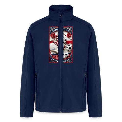 England Lion Soccer T Shirt, Football Pride Gift - Men’s Soft Shell Jacket