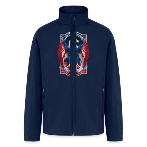 USA Eagle Emblem T Shirt, USA Soccer Pride Gift - Men’s Soft Shell Jacket