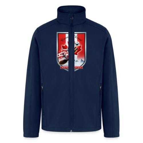Canada Beaver Ascent T-Shirt, Canadian Pride Gift - Men’s Soft Shell Jacket
