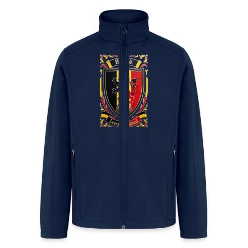 Belgium Lion Crest T-Shirt, Belgian Flag Gift - Men’s Soft Shell Jacket