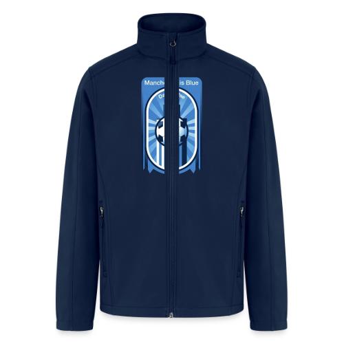 Manchester is Blue Soccer City T Shirt, Apparel - Men’s Soft Shell Jacket