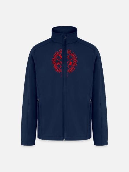 Hellsing Clans - Men’s Soft Shell Jacket - navy
