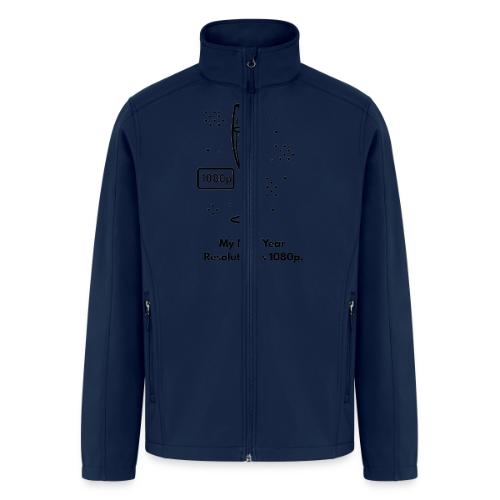 My New Year Resolution Is 1080p T-Shirt - Men’s Soft Shell Jacket