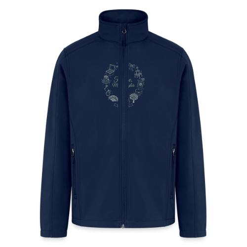 Future Mrs Minimalist Bridal Line Art - Men’s Soft Shell Jacket