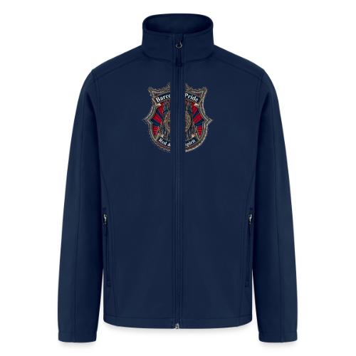 Barcelona Scarlet Pride T Shirt, Soccer City Gift - Men’s Soft Shell Jacket